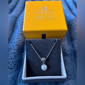 Silver Pearl Necklace